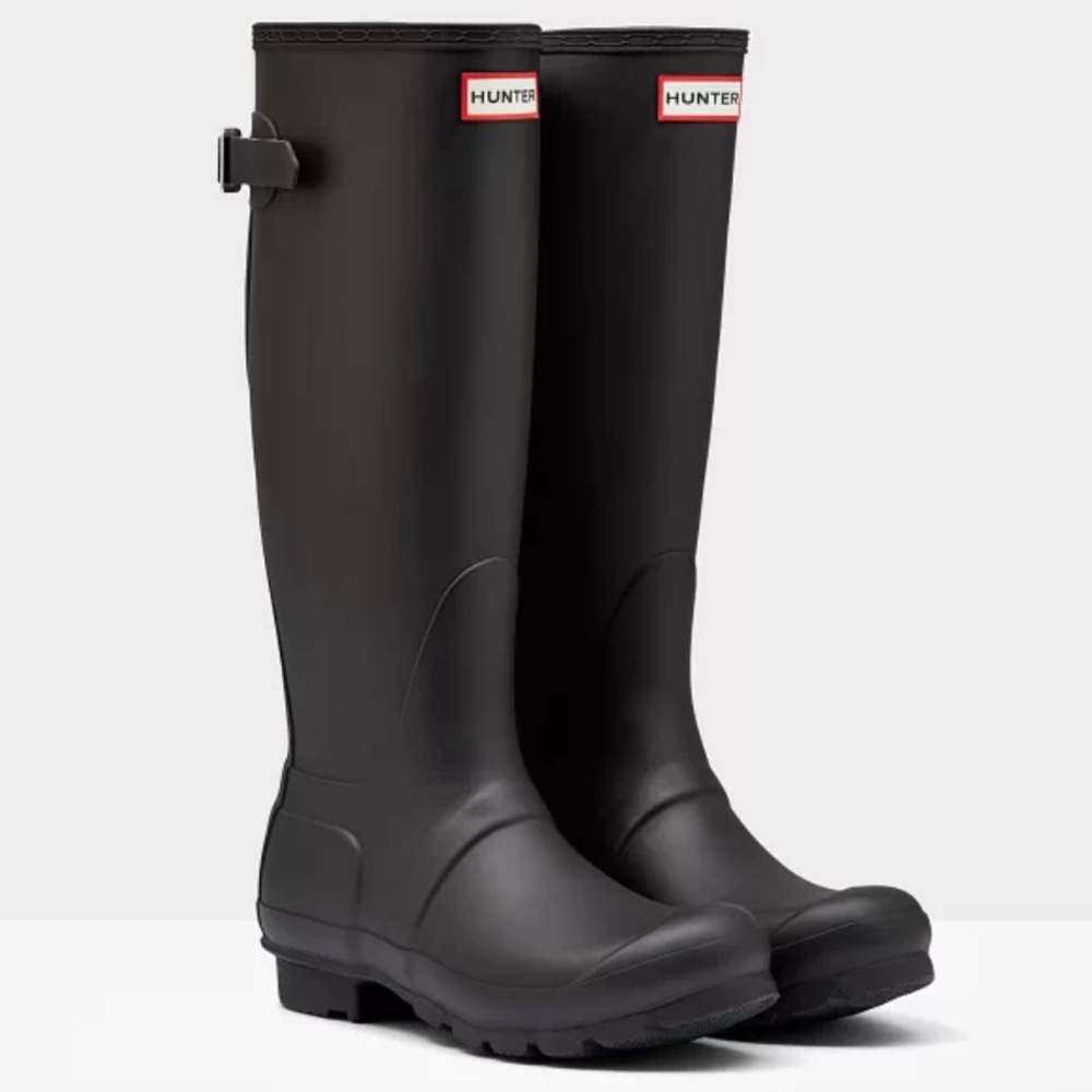 Hunter Original Tall Black Adjustable Boots